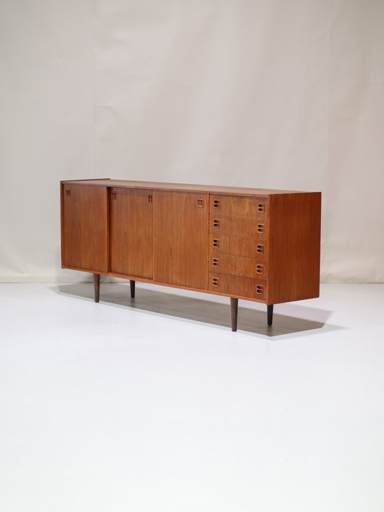 Image 1 of Dressoir Deens vintage teakhout tv-meubel 1960s