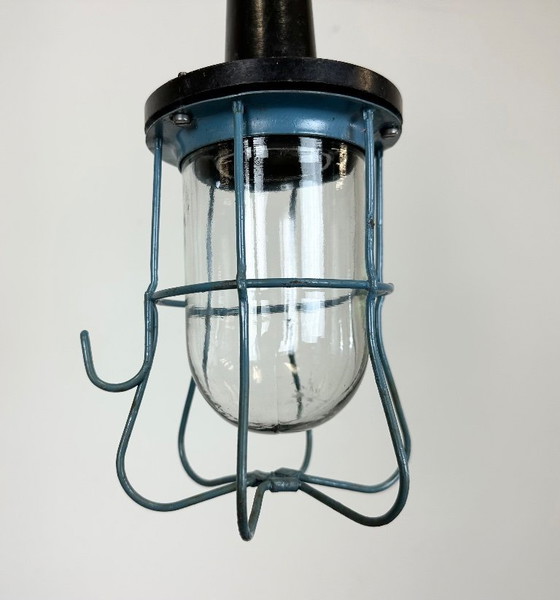 Image 1 of Vintage industriële bakelieten hanglamp, jaren 60