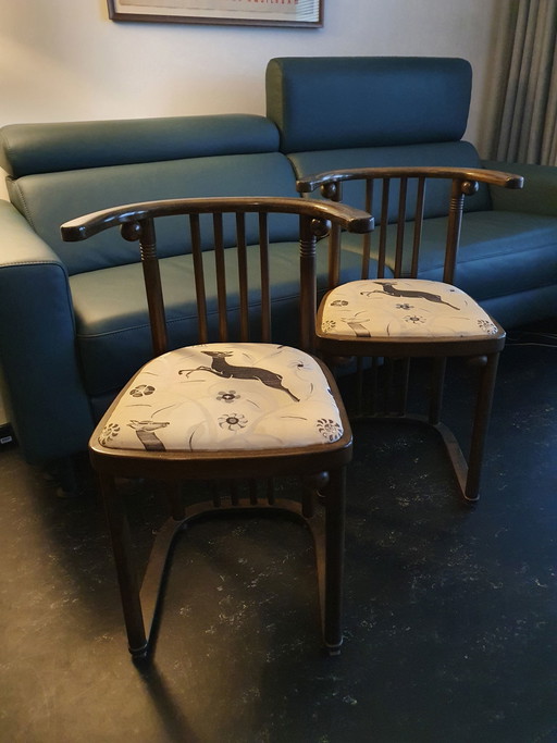2 sedie Josef Hoffmann Fledermaus