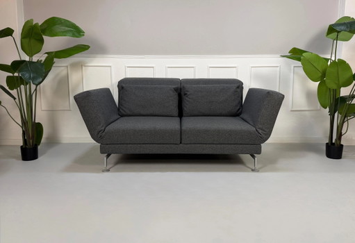 Brühl Moule Canapé Grau Schlafsofa Canapé Design 100% Wolle Ausstellungsstück