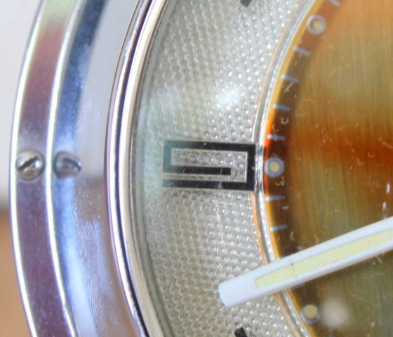 Sveglia "Diamond" – Anni '70, Design Retro Space Age! – Diamond Zuanshi, Orologi, Chrome (photo 5 of 10)