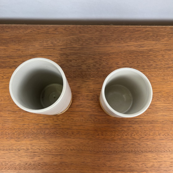 Image 1 of Satz von 2 Vasen / Bleistifthalter "La Colombe", 1950/60