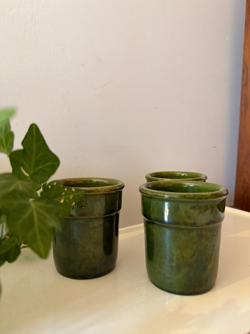 Lot de 3 tasses à café Mid Century