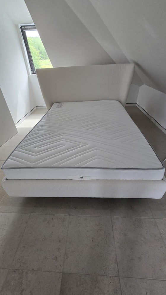 Letto imbottito POLO - Bielefelder Holzwerkstätten – BW Bielefelder Werkstätten, Letti matrimoniali, Textile (photo 3 of 5)
