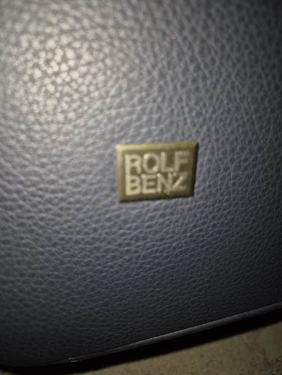 Image 1 of Divano Rolf Benz 6000 blu scuro 3 posti