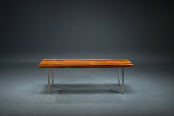 Image 1 of Tavolino in palissandro e cromo, anni '60