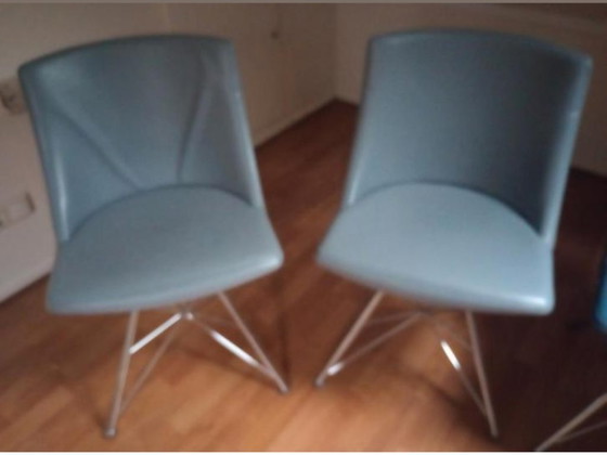 Image 1 of Bert Plantagie Rho Spin stoel in diverse kleuren leer