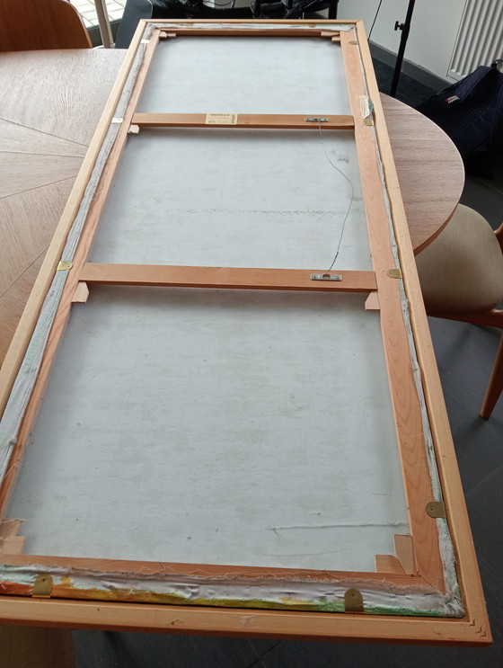 Image 1 of Superbe œuvre d'art peinte à la main en provenance de Tanzanie – Authentique, encadrée et prête à impressionner