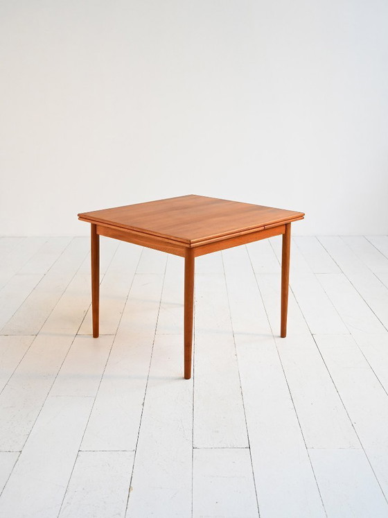 Image 1 of Teak extendable dining table, 1960s