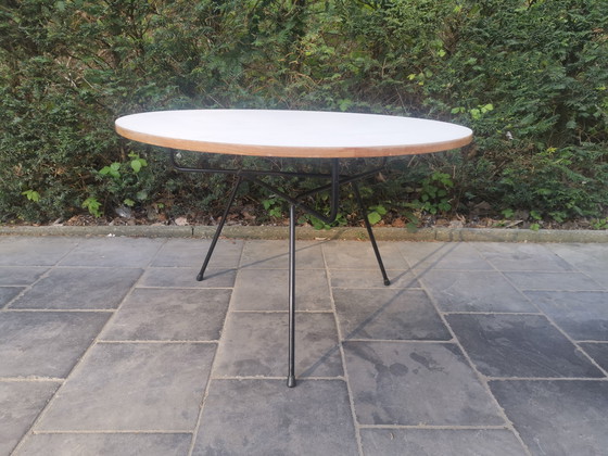 Image 1 of Large Coffee Table with Original Tripod Legs