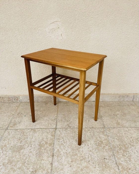Image 1 of Skandinavischer Beistelltisch aus Teakholz, 1960