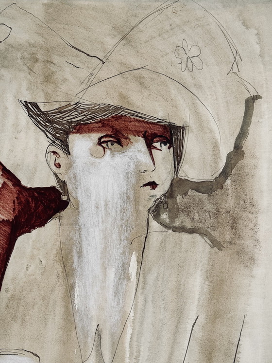 Image 1 of Precioso cuadro de Robert Detheux de 1966