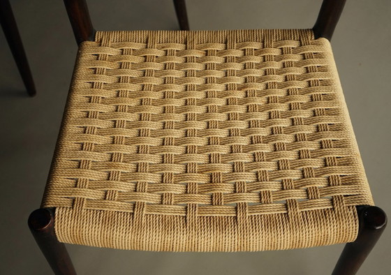 Image 1 of Model 75 Chairs in Beech by Niels Otto Møller for J.L. Moller, 1960s, Set of 6