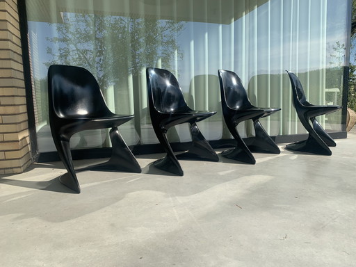 4 Casalino Stoelen Van Alexander Begge Voor Casala