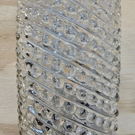 Image 1 of Vintage Wandlamp Glashutte Limburg bubbel glas textuur (jaren 60/70 / 60s / 70s) luchtbel textuur (organisch)