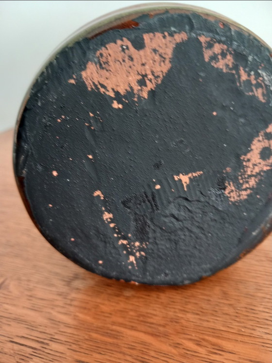 Image 1 of “Shadow & Light” Sculpture Vase – Ceràmica Planas Marquès (La Bisbal) – Signed Piece 33cm 