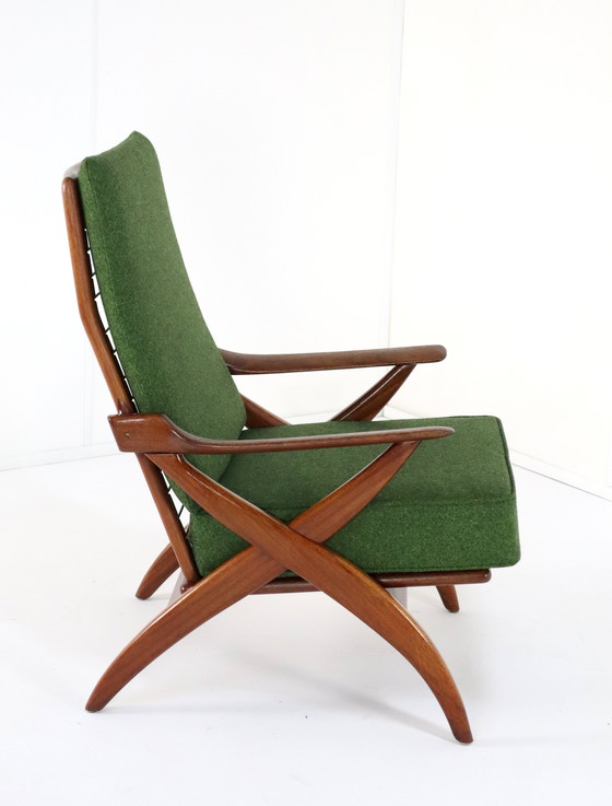 Image 1 of Topform Armchair 'Moordrecht' New Upholstery Vintage