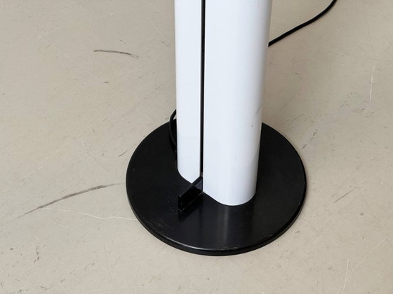 Image 1 of Megaron floor lamp in white by Gianfranco Frattini for Artemide, 1970s