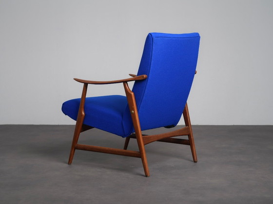 Fauteuil Scandinave Moderne, Danemark, années 1960 – Wool, Vintage (photo 5 of 9)