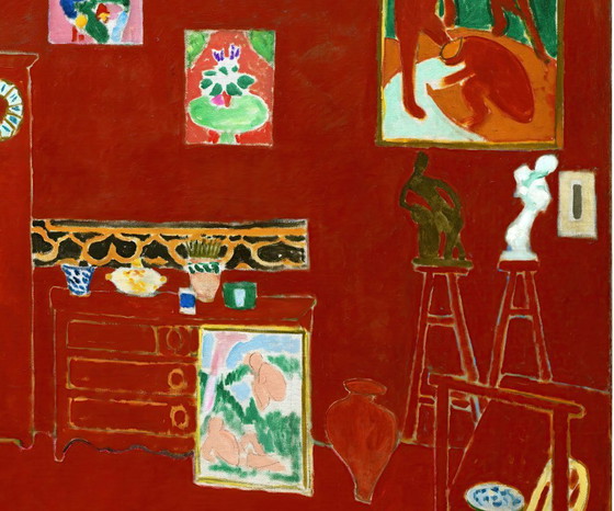 Image 1 of The Red Studio - Henri Matisse 1911 - 84 x 70 cm