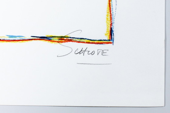 Image 1 of Schlote, Wilhelm - Rouge et noir - 3D construction - signed by hand