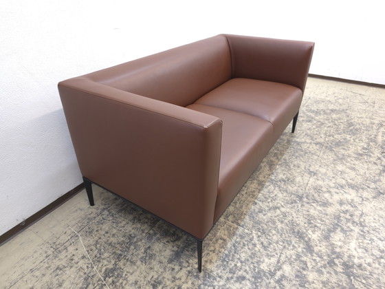 Image 1 of Walter Knoll Jaan Living divano a due posti di design divano in pelle divano top