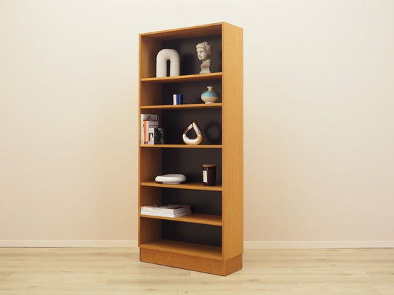 Estantería de Fresno de Domino Møbler con Balda Ajustables, Diseño Danés Años 70 – Librerías, Wood (photo 3 of 16)