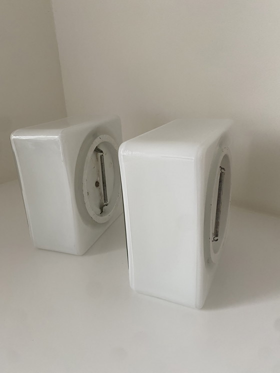 Image 1 of 2x Grand plafonnier/applique murale vintage allemand des années 1970/80