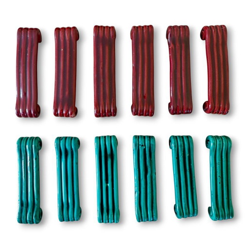 Set of 12 Ceramic Knife Rests