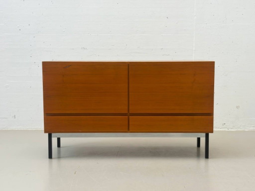 Danish mid-century sideboard with hinged doors, 1950s