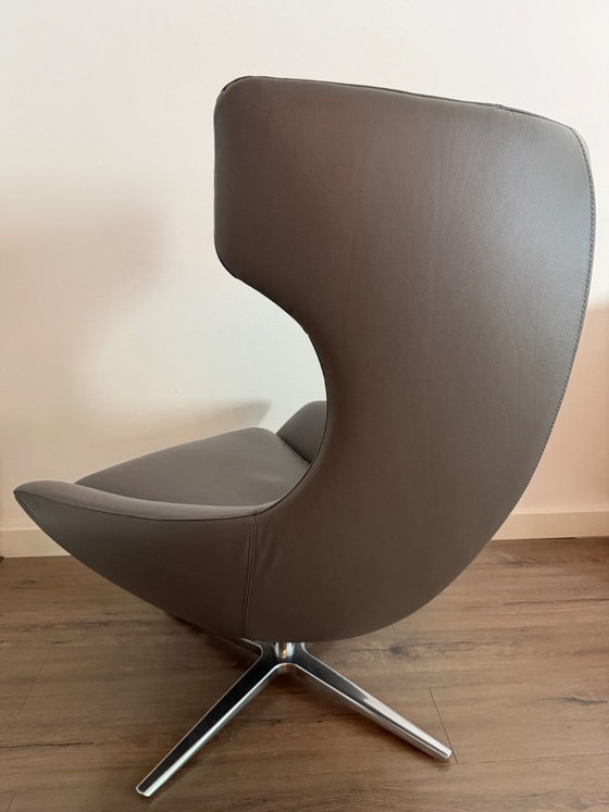 Leolux Caruzzo Plus, seulement 4 mois. Vendu suite à un déménagement. – Fauteuils, Leather, Aluminium (photo 4 of 12)
