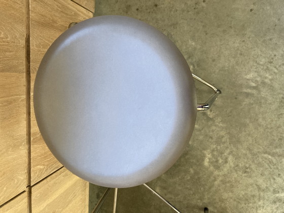 Fritz Hansen Dot Hoher Leder Barhocker – Leather, Chrome (photo 4 of 9)