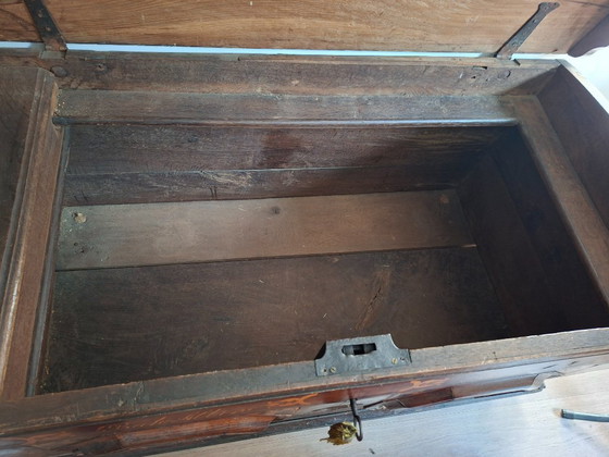 Bruidskist anno 1848 – Decoratieve objecten, Hout, IJzer (photo 4 of 5)