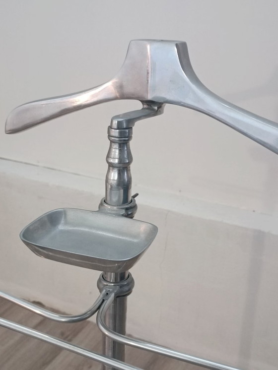 Image 1 of Chrome-plated metal valet stand, France, 1960s