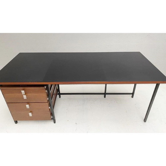 Image 1 of Vintage desk by Jules Wabbes for Universal Furniture, Belgium 1960