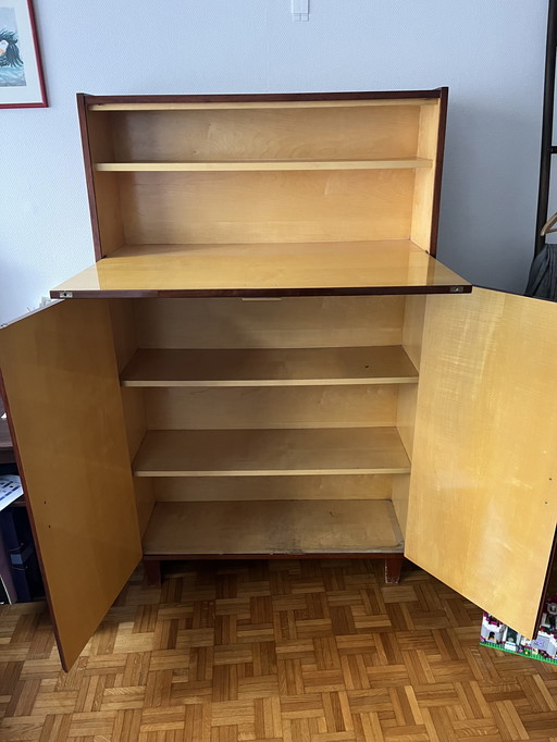 Armoire/meuble en bois style milieu du siècle