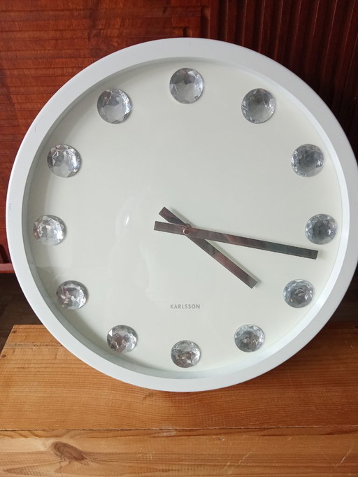 Karlsson designer clock - Crystal time display - good condition