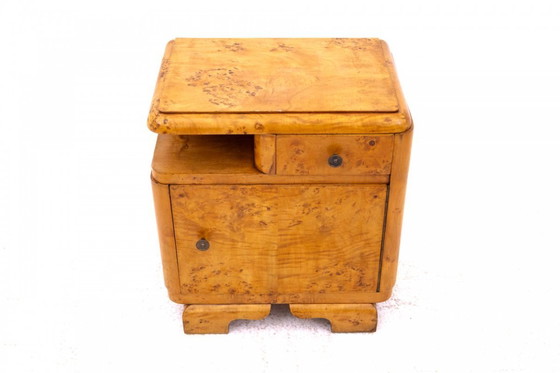 Image 1 of Pareja de mesillas de noche, Polonia, años 30.