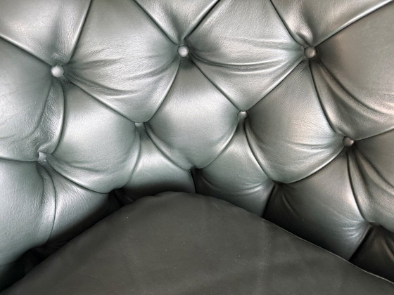 Image 1 of Natuzzi Italia La Scala 064, 3-Sitzer Large (242cm), Farbe Grünes Leder