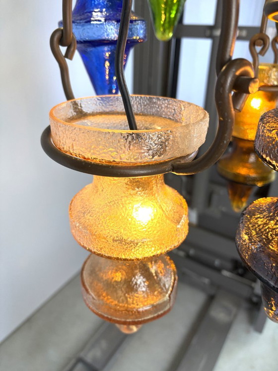 Brutalist stalacticte chandelier by nanny Still for Massive Belgium, 1960s – Glass, Metal (photo 9 of 13)