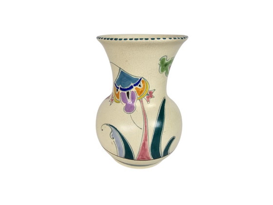 Image 1 of Ceramica Honiton - Devon - 'Eaton' - Made in England - Smalto opaco - Dipinto a mano - Anni '50