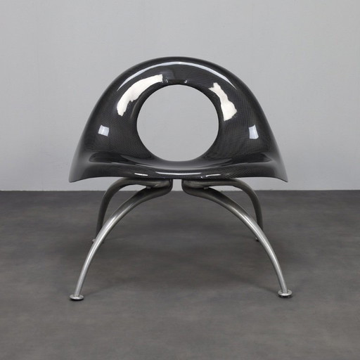 Très rare chaise longue "éléphant" en fibre de carbone Herbert Schultes, Lensvelt