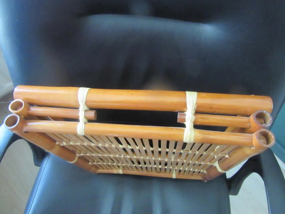 Vintage Serving Tray / Basket, Bamboo Wicker - Kitchenalia - Retro – Kitchen accessories (photo 5 of 5)
