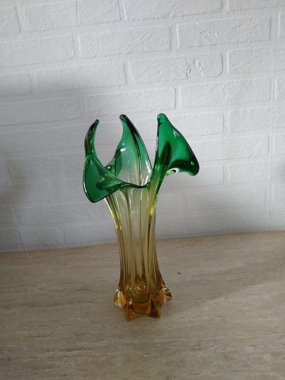 Vase Murano, Vert (photo 3 sur 5)