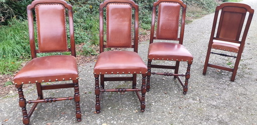 Rac leather dining chairs