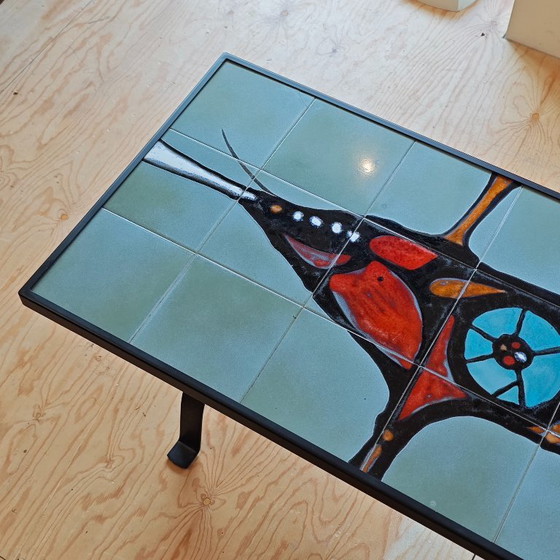 Image 1 of Tavolino da caffè in piastrelle vintage