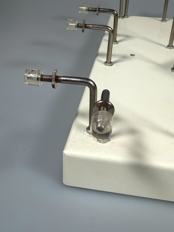 Image 1 of 60er 70er Jahre Ice Glas Plafoniere Flush Mount von Kalmar Franken KG Österreich