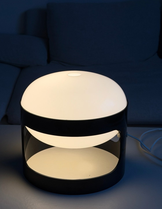 Lampe Joe Colombo KD 27, vintage Kartell, Plastique, Plexiglas, Noir (photo 5 sur 9)