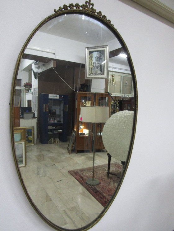 Image 1 of Espejo de latón estilo Gio Ponti