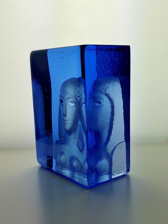 Image 1 of Kosta Boda - Crystal sculpture Azur SHE by Bertil Vallien